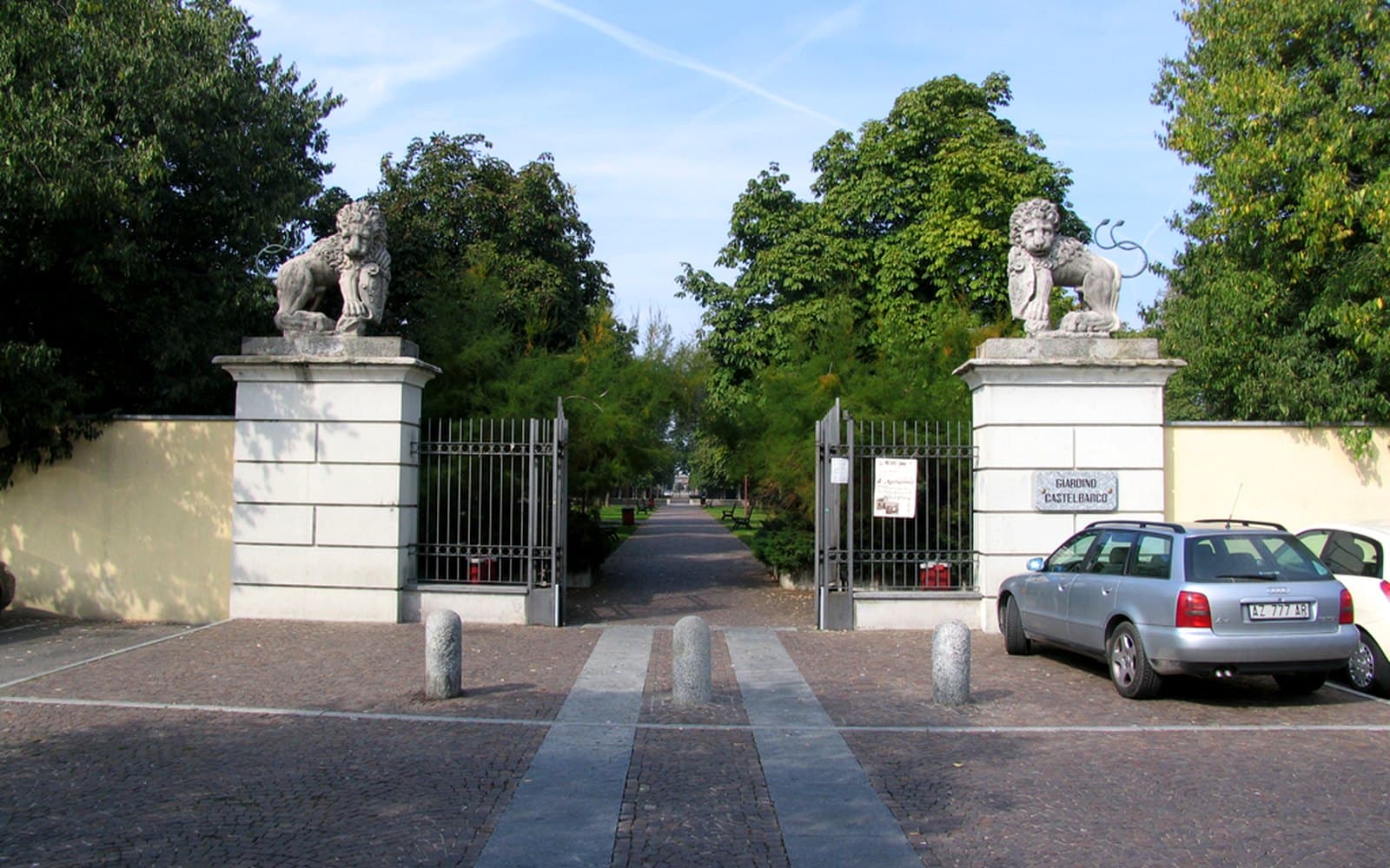 Ingresso del Giardino Castelbarco a Cislago