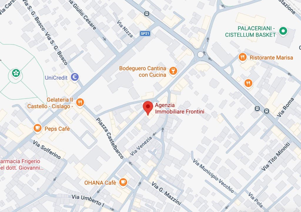 Mappa — Immobiliare Frontini, Cislago